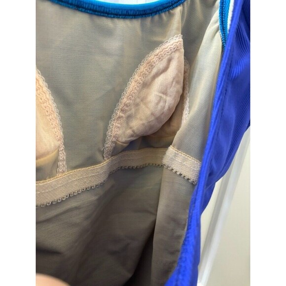 Garbar Women's light blue and royal blue  Swimsuit Size 12L - Picture 6 of 10